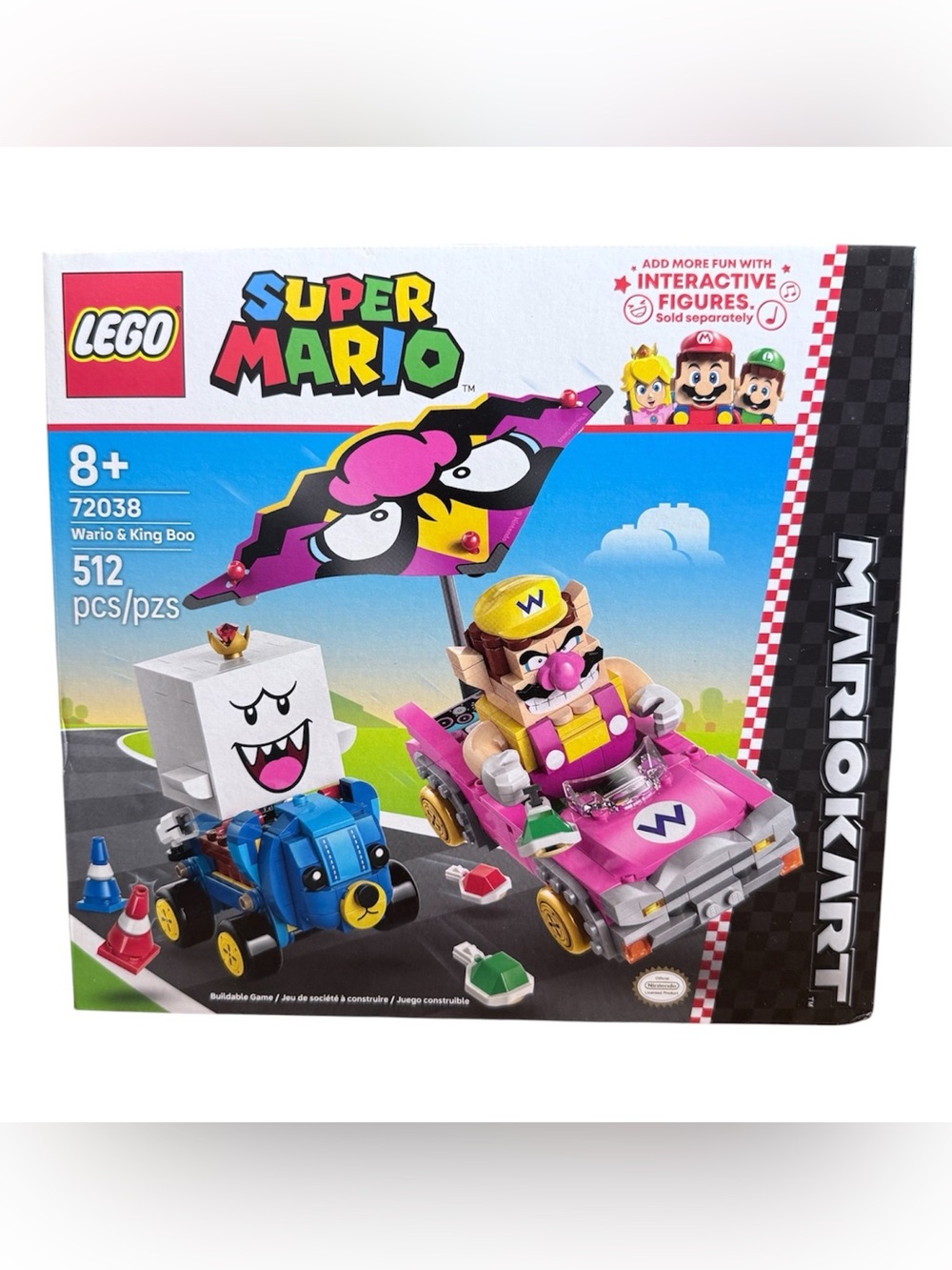 Lego Super Mario 72038 Wario & King Boo, 512 pcs